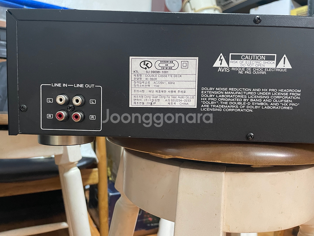 TEAC W-860R 더블 카세트 데크 빈티지--4