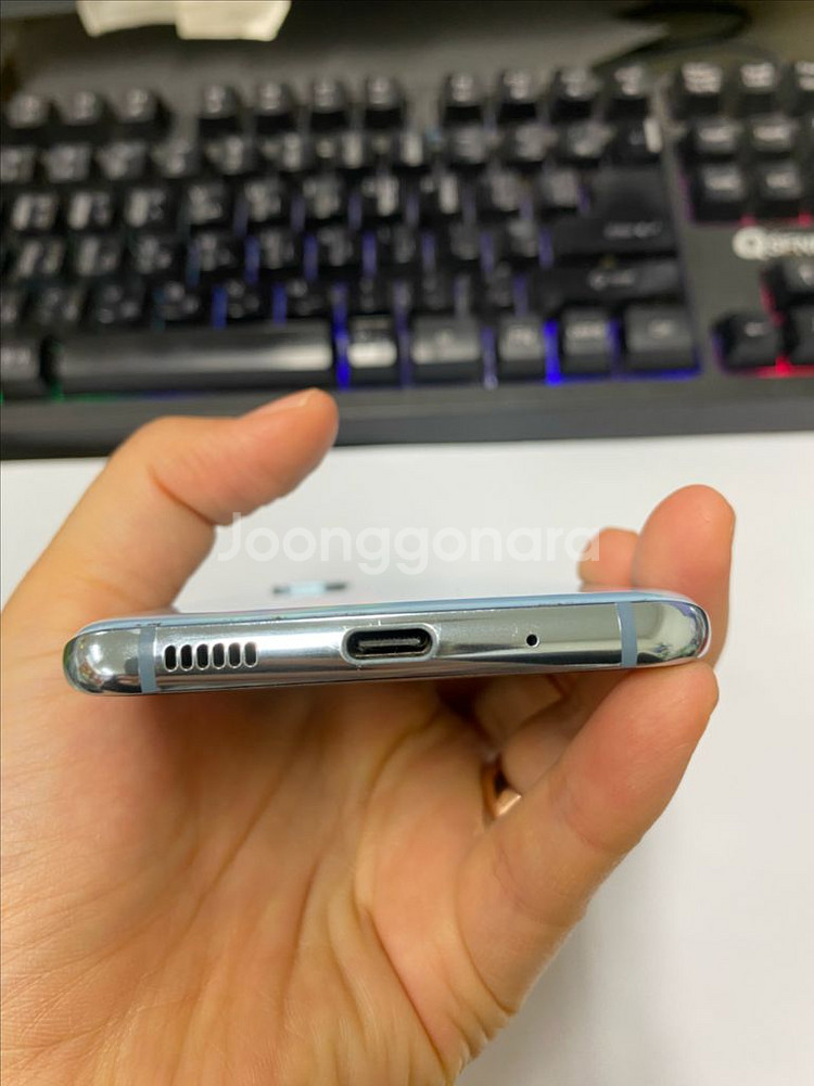 SK 갤럭시S20 블루 A급 128G 무잔상메인폰--6