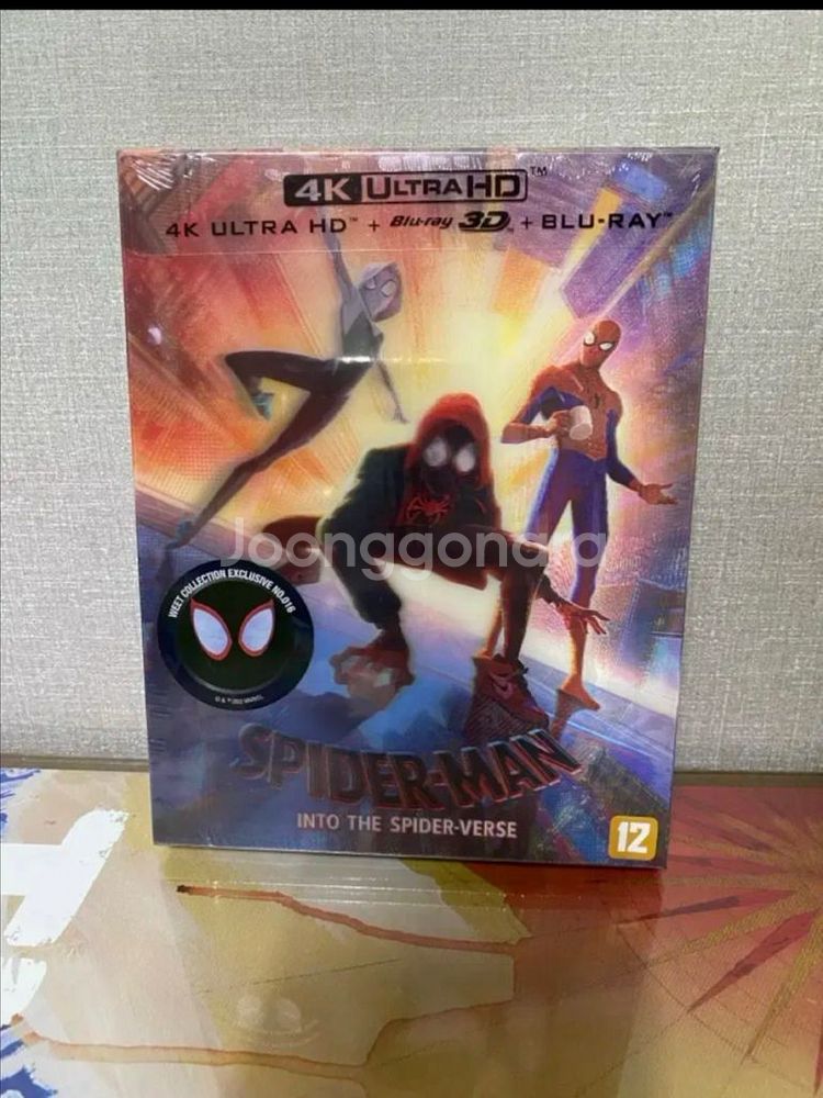 스파이더맨 뉴유니버스 블루레이 4K 렌티큘러 스틸북--0
