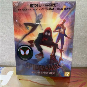 스파이더맨 뉴유니버스 블루레이 4K 렌티큘러 스틸북