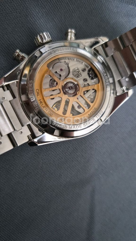 태그호이어 까레라02 크로노그래프 42mm 청판 풀박스--2