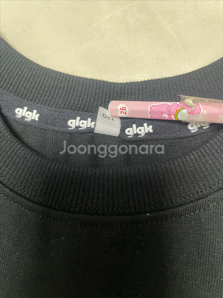 glgk 하트로고티 블랙 120--1
