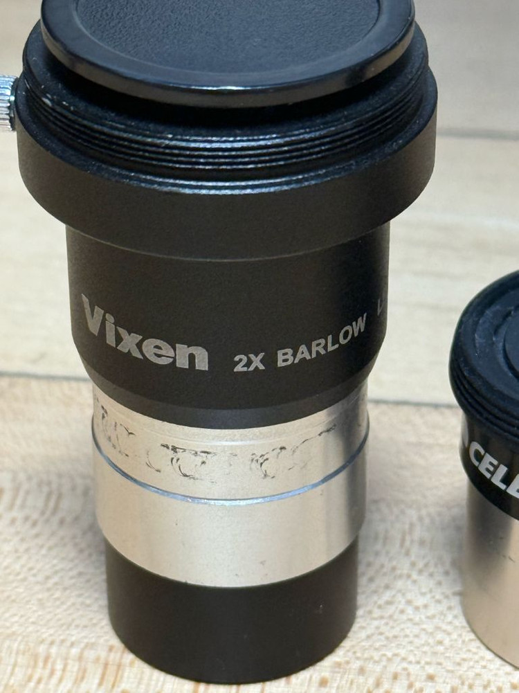 셀레스트론130eq망원경 + 빅센바로우2배렌즈 급처!!--6