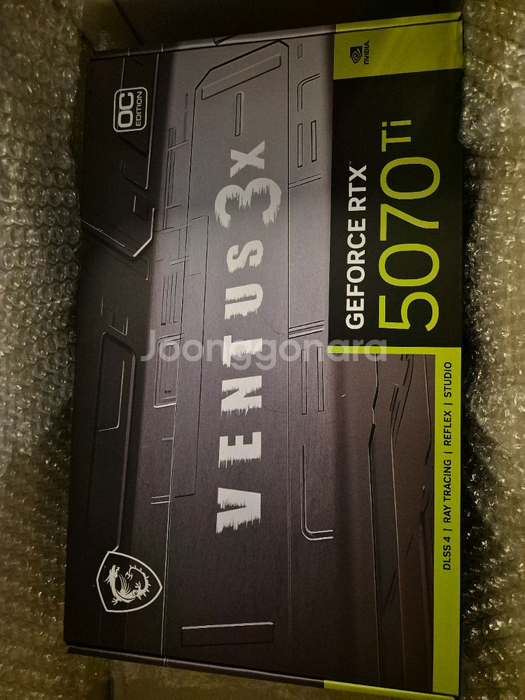 미개봉#새제품#MSI RTX 5070TI 벤투스 16G--0