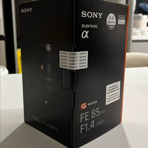 소니 Fe 85mm f1.4 gm2 렌즈 미개봉