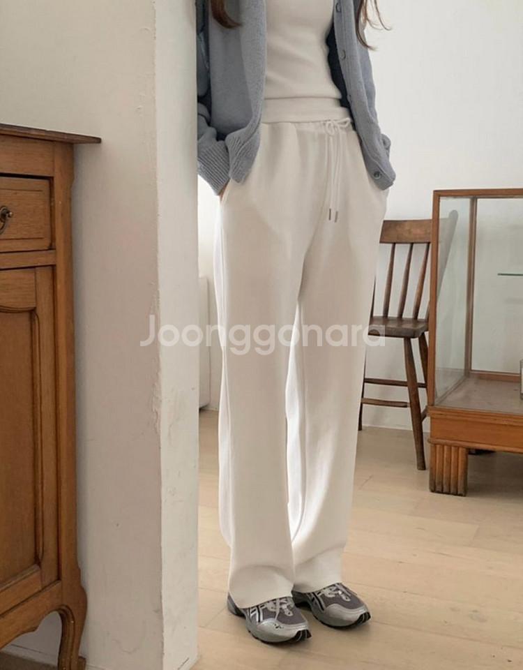 뮤렛 에디트 팬츠 화이트--2