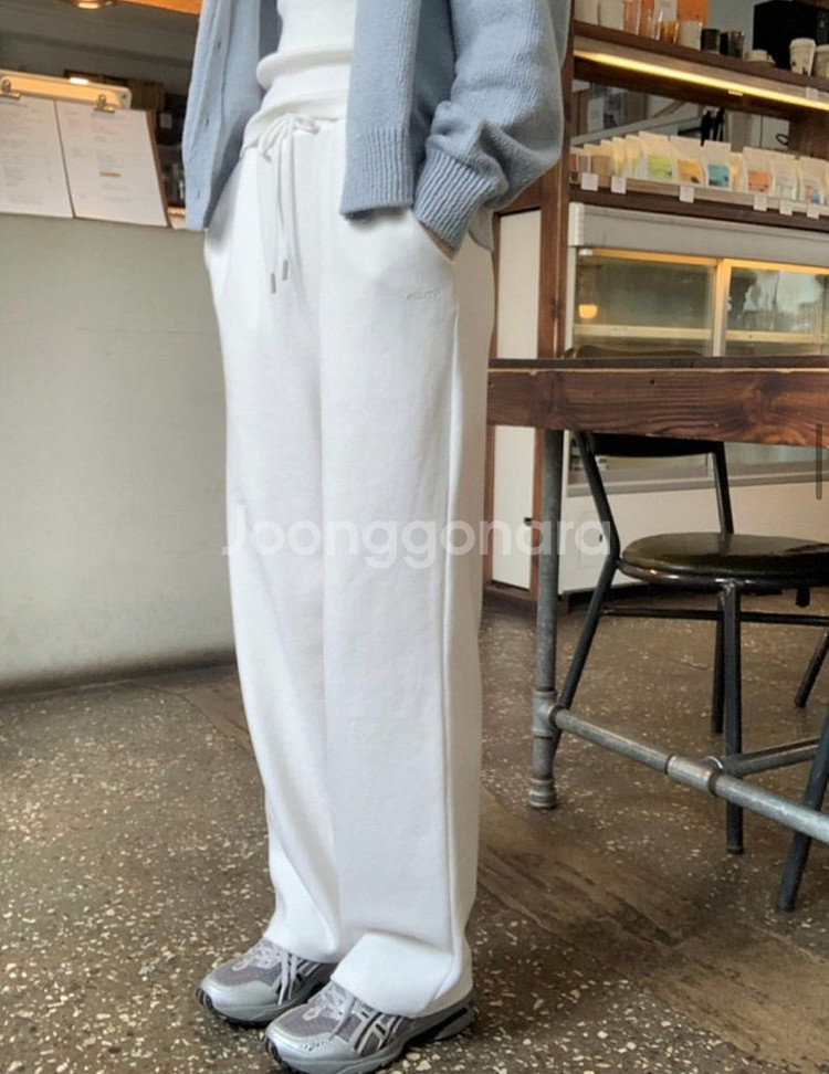 뮤렛 에디트 팬츠 화이트--1