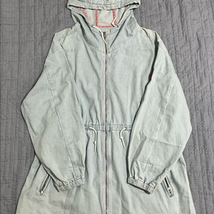 CAVEMPT 카브엠트 데님 후드 코트 연청 XL