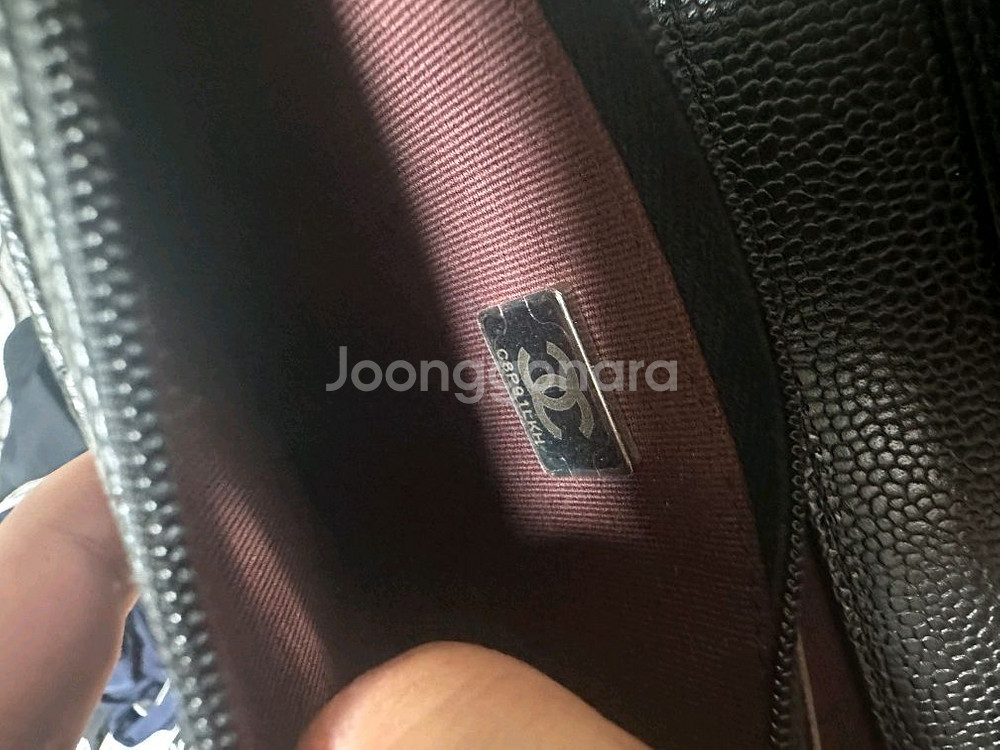 샤넬woc은장캐비어 내장칩--2