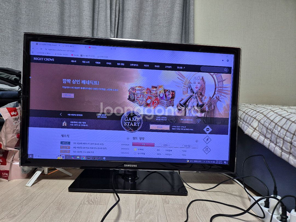 삼성 40인치 LED TV 모니터 UN40D6350--0