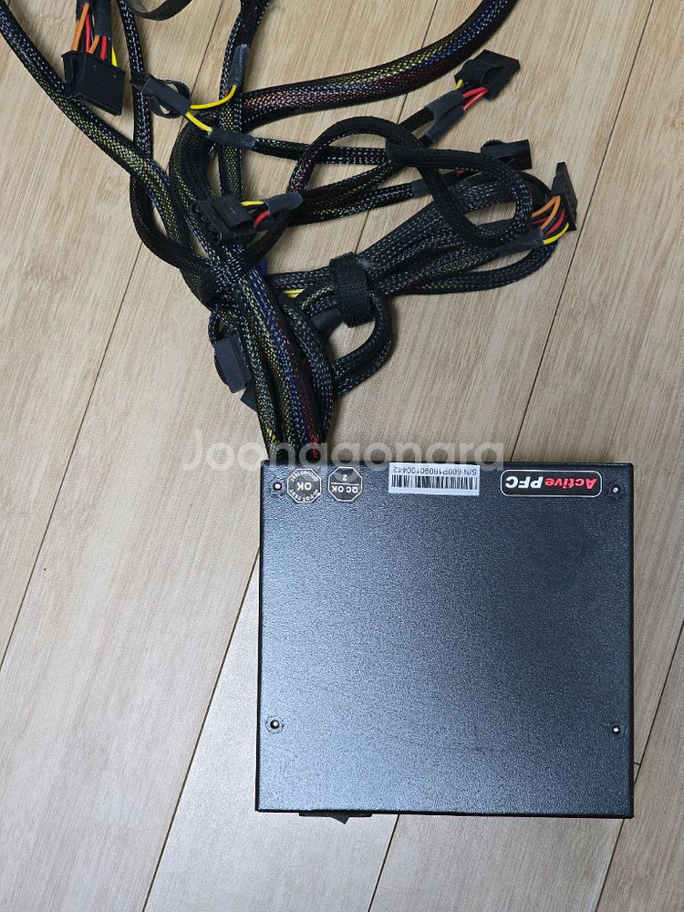 탑파워 데스크탑용 파워 600W 중고--0