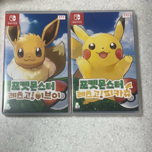 닌텐도 스위치 레츠고 피카츄 이브이