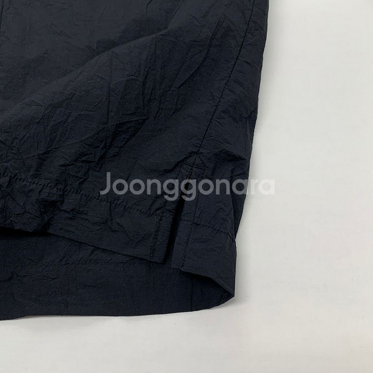 커스텀멜로우 나일론 크링클 패브릭 오버핏 셔츠--3