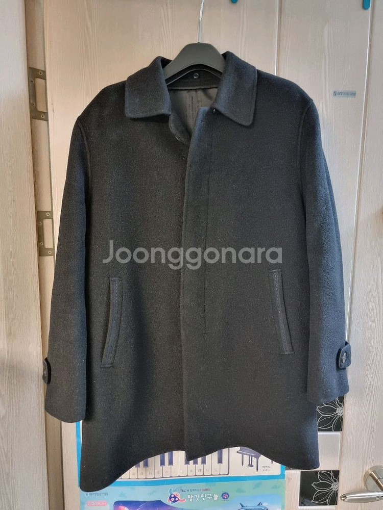 인디안 브랜드* 남성 캐시미어 모직코트 95--0