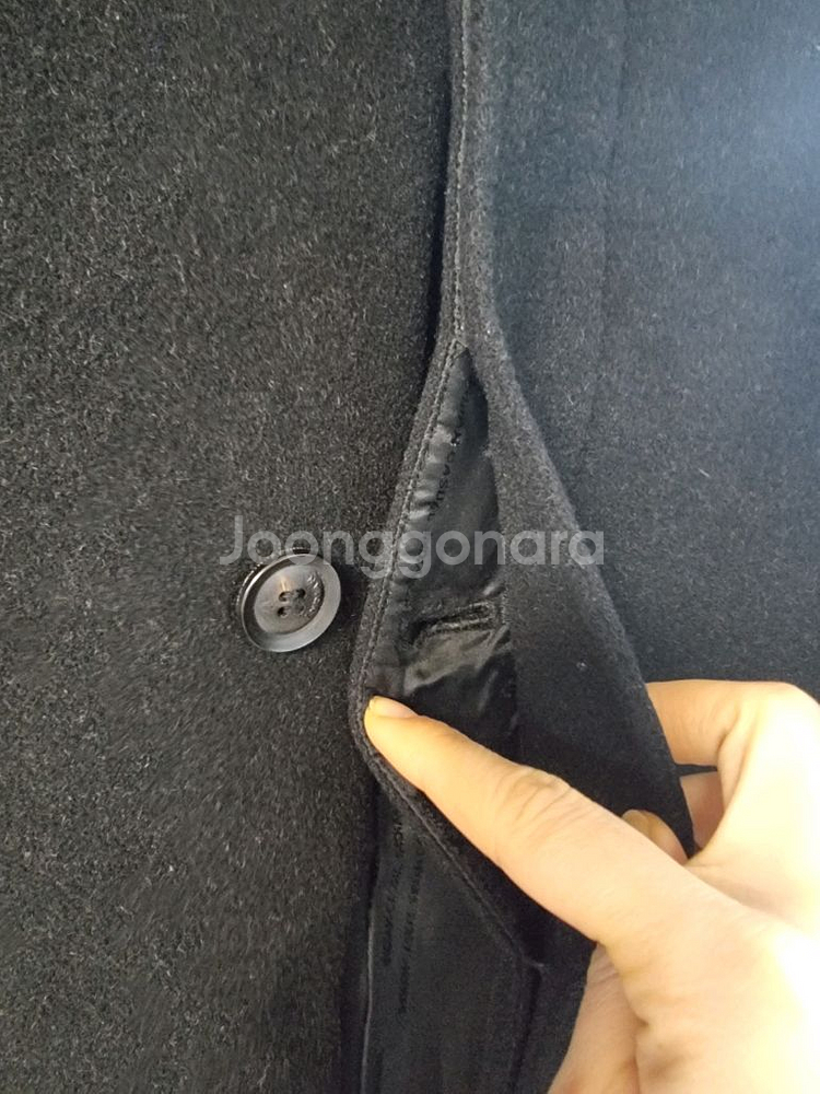 인디안 브랜드* 남성 캐시미어 모직코트 95--4