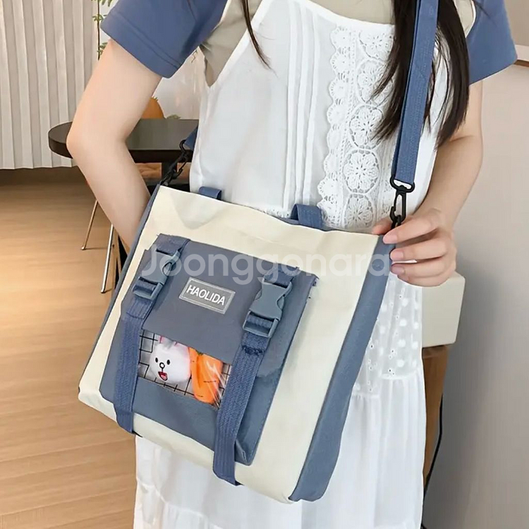 초등학생 핑크 백팩 책가방 4pcs 세트--1