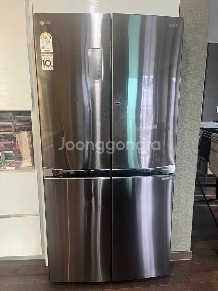 4도어, LG DIOS 냉장고 F957SB55 배송가능--0