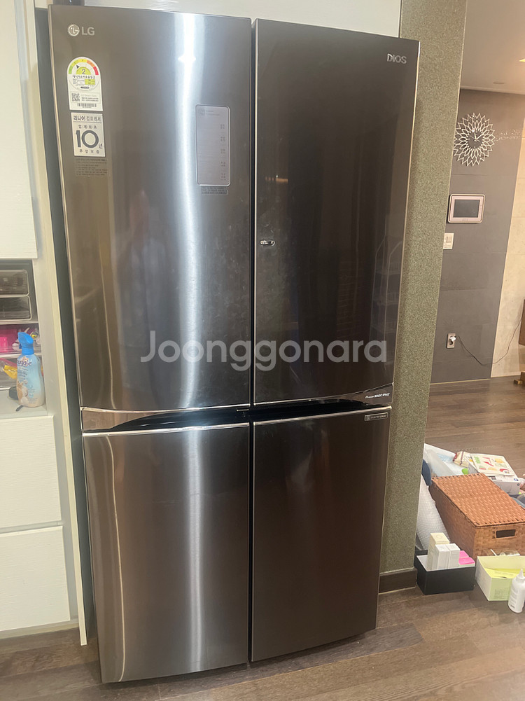 4도어, LG DIOS 냉장고 F957SB55 배송가능--1