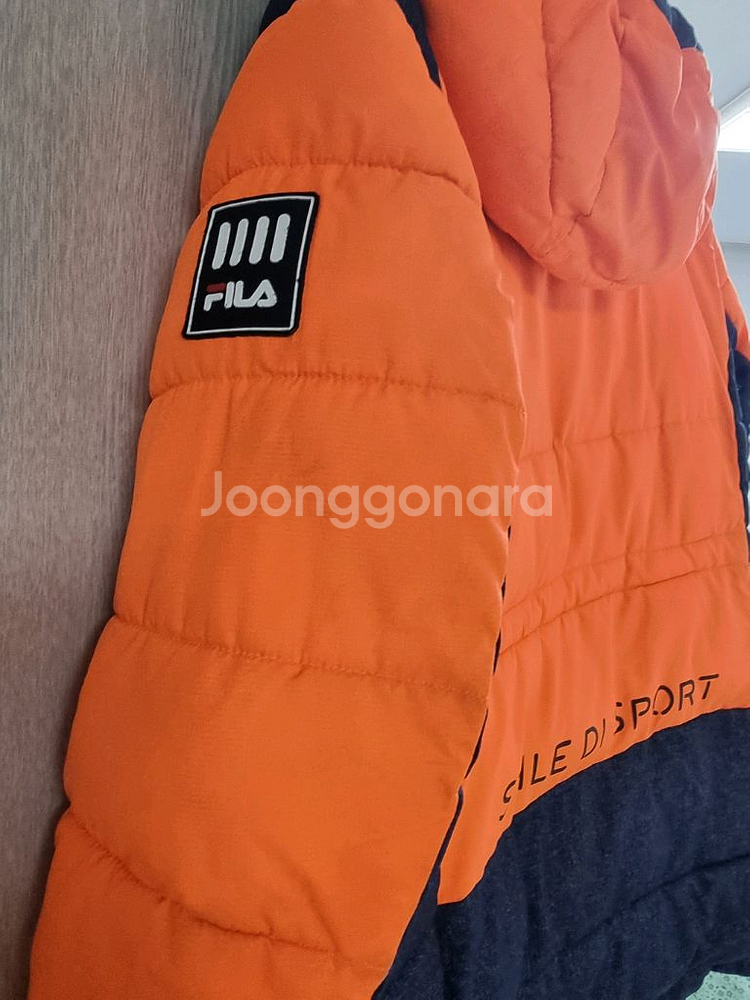 휠라 아동 롱패딩 130--2