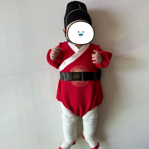 아기 한복 6개월 한복 돌 한복 왕세자 옷 익선관포함