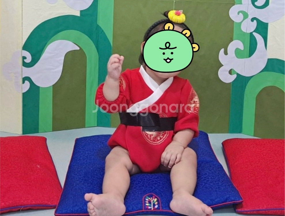 아기 한복 6개월 한복 돌 한복 왕세자 옷 익선관포함--4