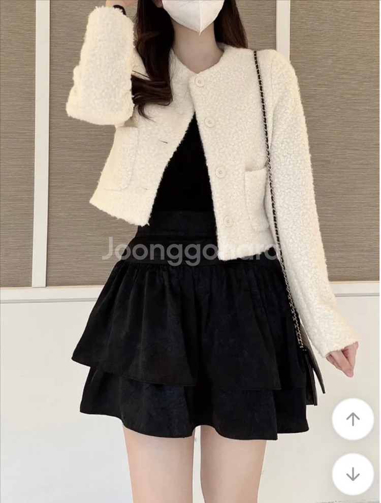 복슬복슬 뽀글이 노카라 숏자켓--1