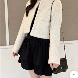 복슬복슬 뽀글이 노카라 숏자켓