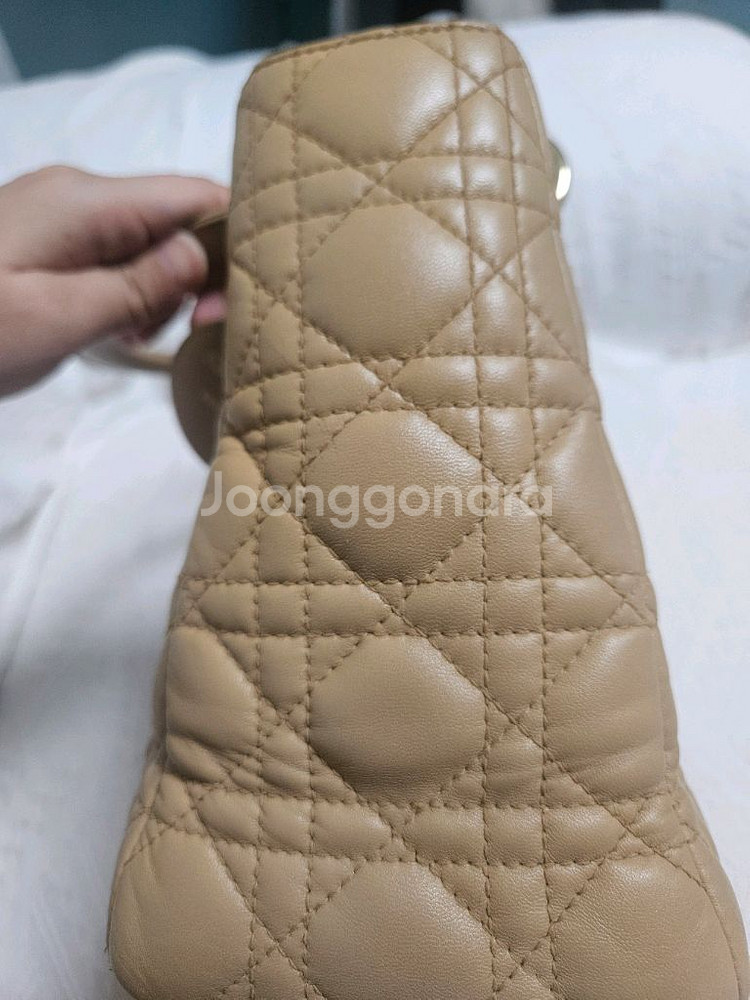 (정품)디올 미디움 레이디 백 까나쥬--4