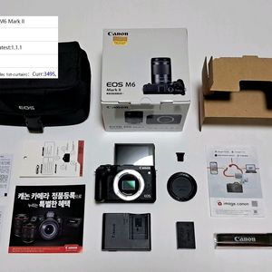 캐논 M6 Mark2 박스셋. 최상위 M50 M100등
