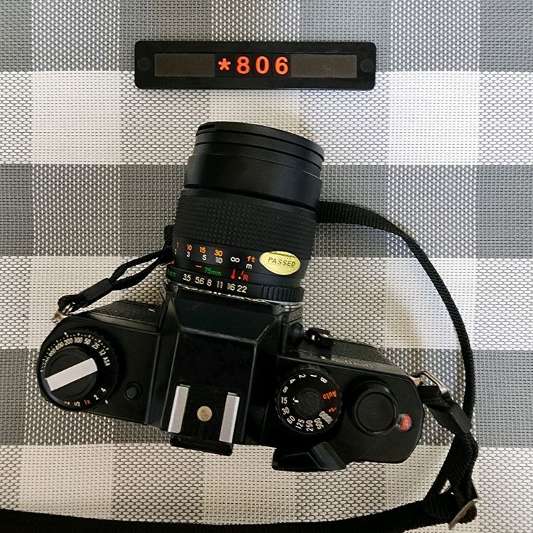 야시카 FR 1 필름카메라 42-75mm 줌렌즈장착--2