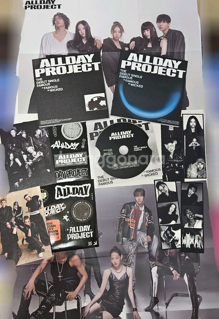 올데이 프로젝트 앨범, 엽서, 포카 판매--0