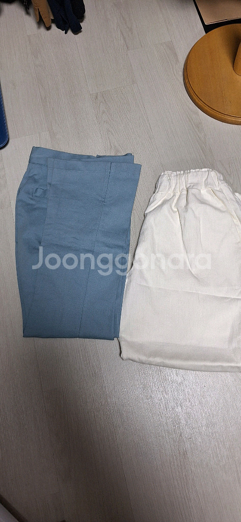 여자바지2개, 하늘색은 새거(난닝구브랜드)--1