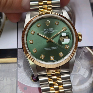 롤렉스 데이저스트 16233 18k콤비 올리브그린 10