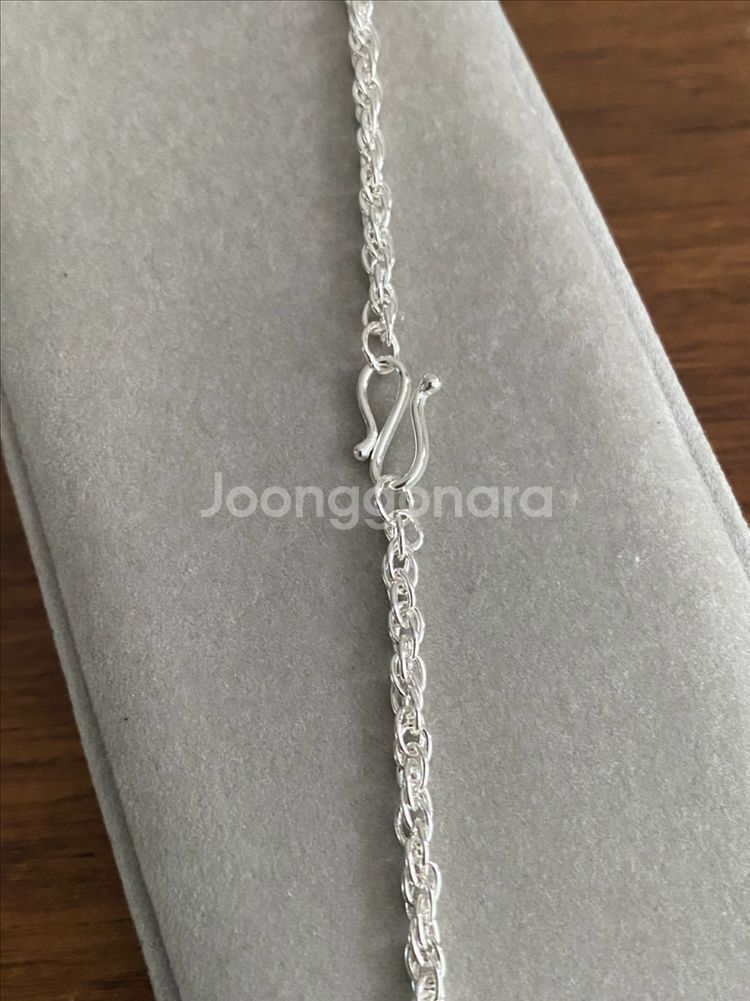 볼륨 925 은체인 목걸이(61.5cm)--4