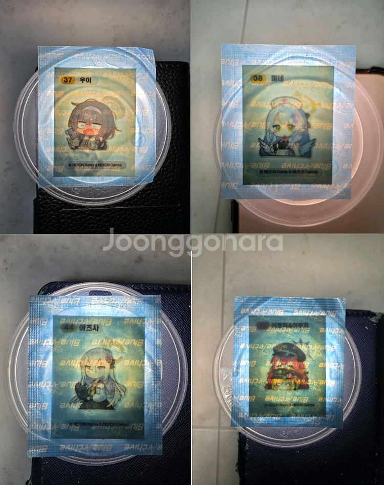 블루아카이브 gs25 시즌2 띠부씰 미개봉 팝니다~--3