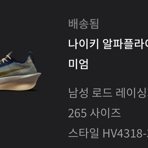 나이키 알파플라이3 265mm 새제품 판매