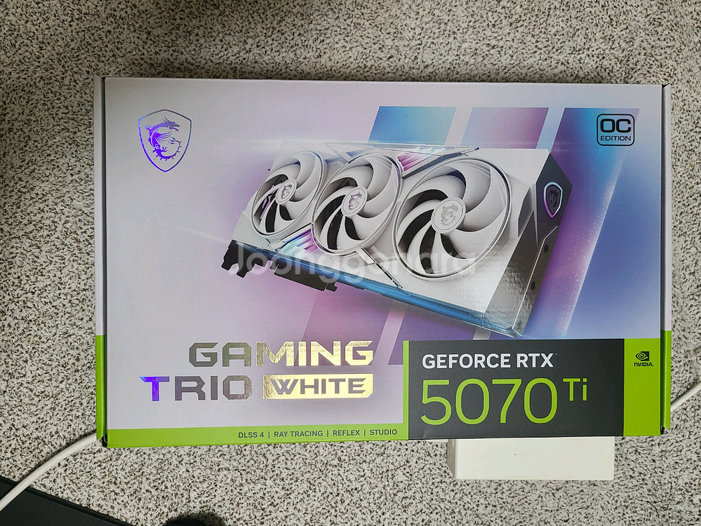 msi 5070ti 게이밍 트리오 화이트 미개봉판매--0