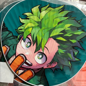 나의 히어로 아카데미아 미도리야 우치와 부채