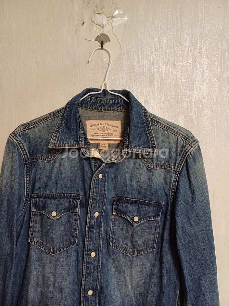 여성 아메리칸이글 데님 청남방 (95)--2