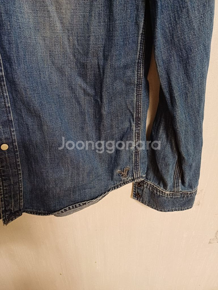 여성 아메리칸이글 데님 청남방 (95)--3