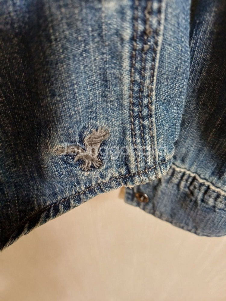 여성 아메리칸이글 데님 청남방 (95)--4