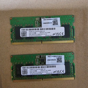 마이크론 노트북용 DDR5 5600MHz 8GB x2개