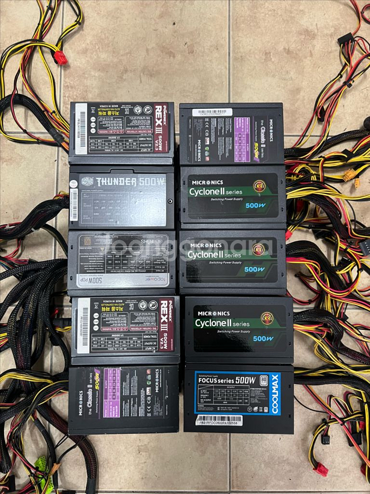 브랜드 파워서플라이 500W 일괄판매 합니다! 2번--0