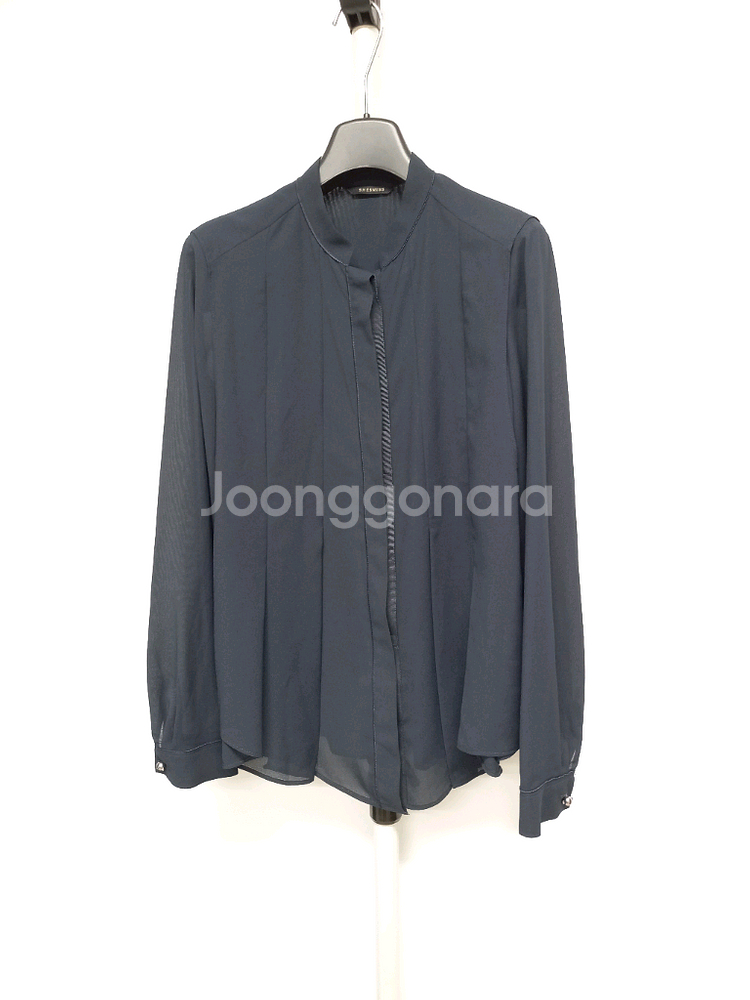 쉬즈미스 춘추 쉬폰 긴판 블라우스 66.77--2