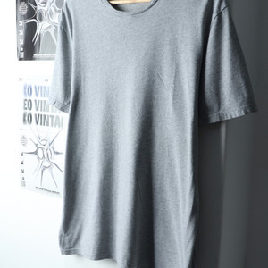 (L-XL) 타미힐피거 반팔 티셔츠 그레이 기본