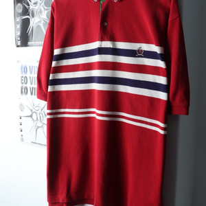 (XL-2XL) 타미힐피거 반팔 카라 티셔츠 빅사이즈