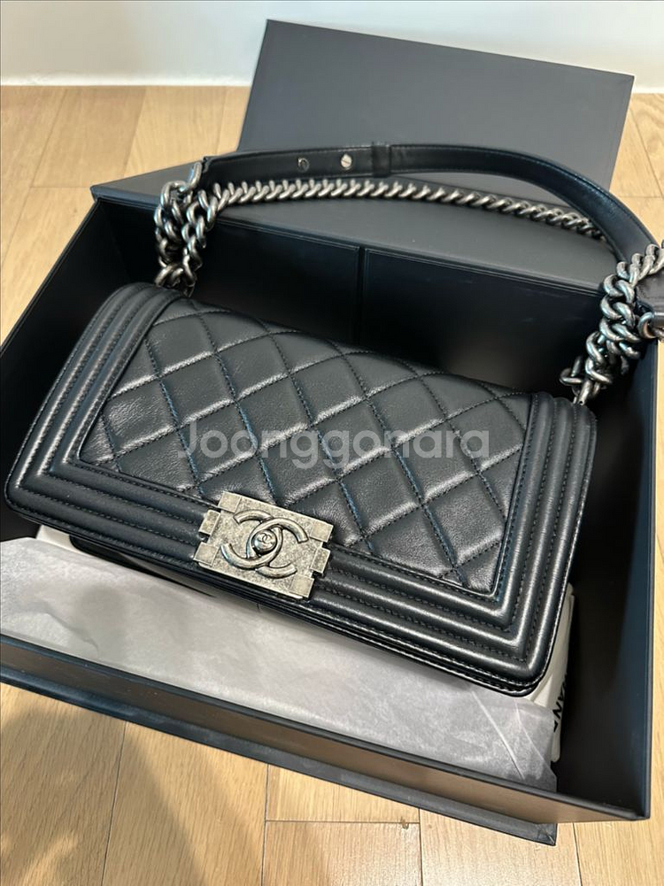 샤넬 보이백 정품--0