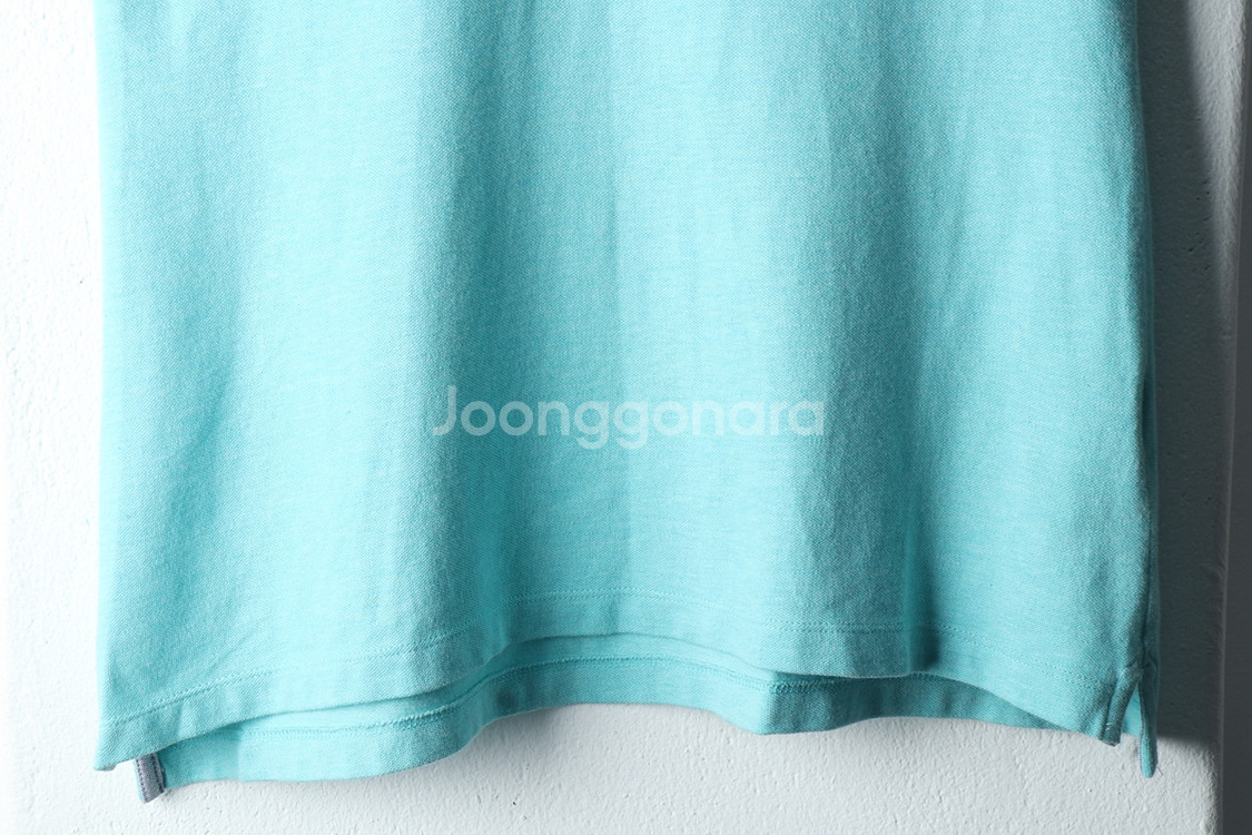 W(L-XL) 타미힐피거 반팔 카라 티셔츠 연블루--3