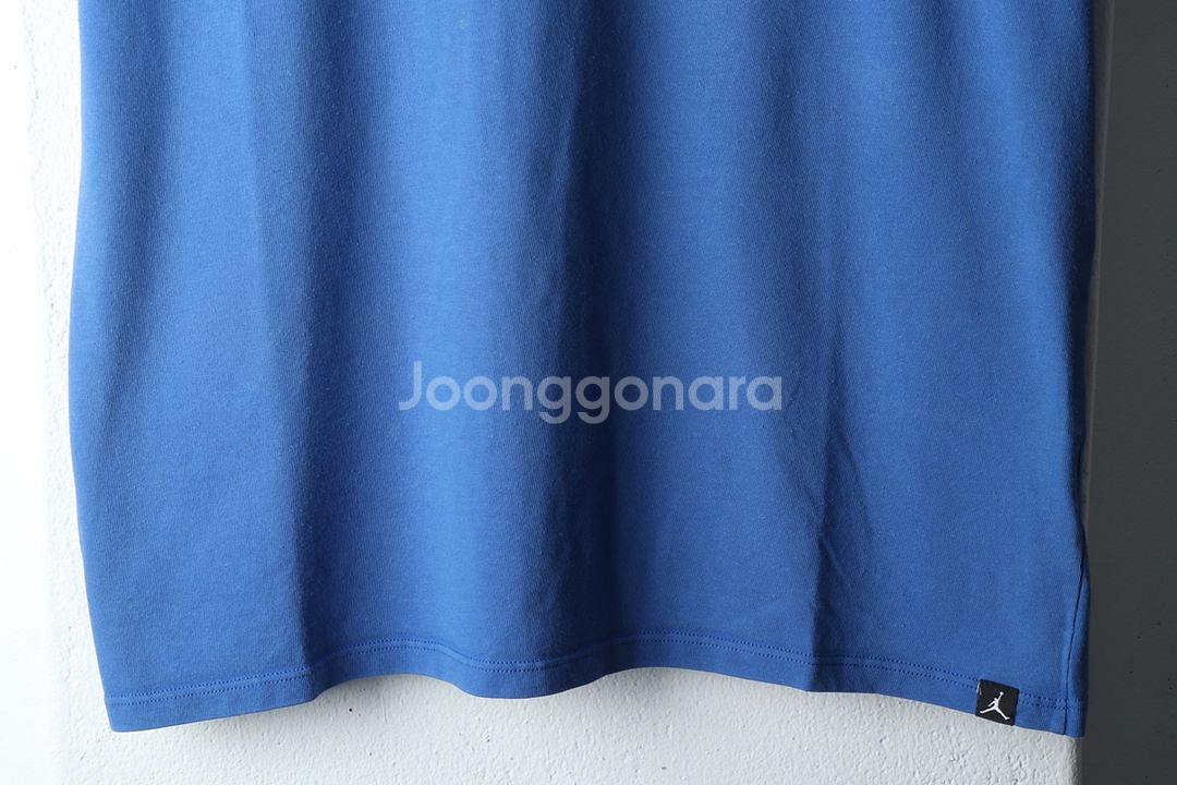 (L) 조던 반팔 티셔츠 블루 올드스쿨--3