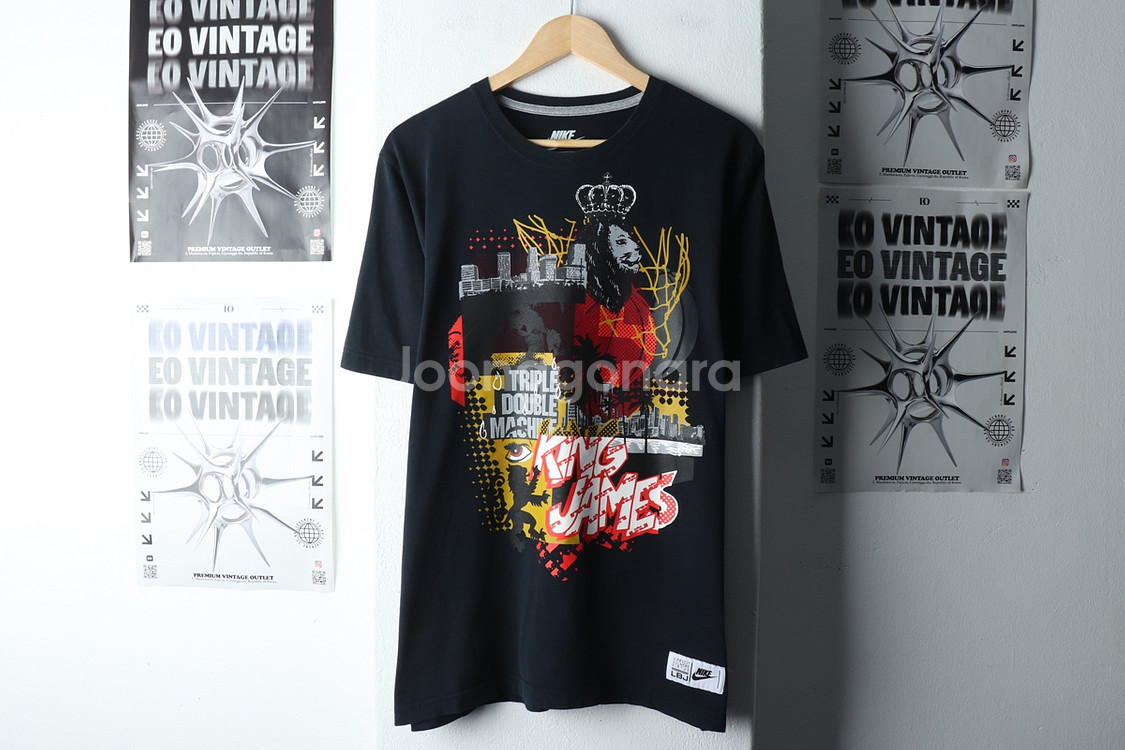 (L-XL) 나이키 반팔 티셔츠 르브론제임스 한정판--1